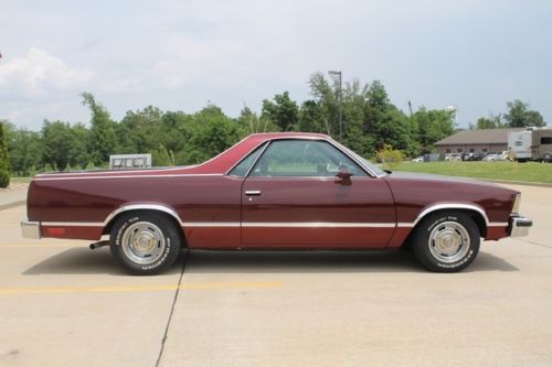 1981 chevrolet el camino conquista, new paint, new 350 v8, rebuilt transmission