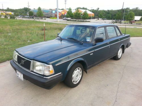 1991 volvo 240 rust free texas car moon roof, real leather
