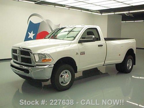 2012 dodge ram 3500hd reg cab 4x4 diesel dually tow 47k texas direct auto