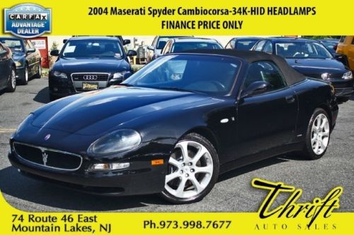 2004 maserati spyder cambiocorsa-34k-hid headlamps-finance price only