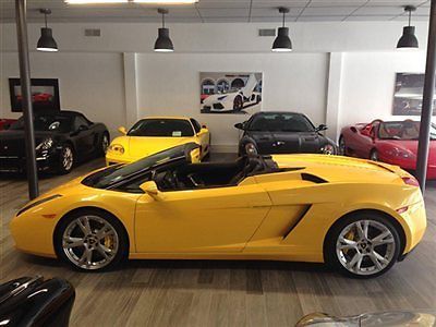 2006 lamborghini gallardo spyder. e-gear. 11k mls.