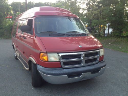 1998 dodge ram 1500 primetime conversion van t.v vcr cargo van 5.2l nice nr