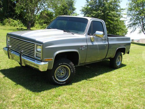 1986 chevrolet k10 4x4 custom deluxe