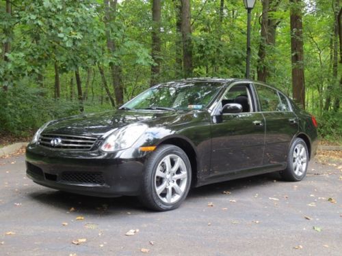 2005 infiniti g35x! no reserve! 4-door! awd! free carfax!