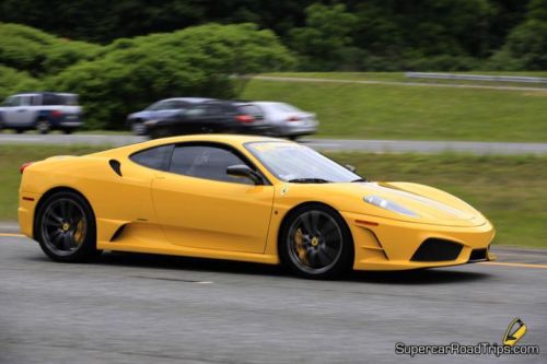 2008 430 scuderia yellow with silver stripe, alcantara interior, yellow tach