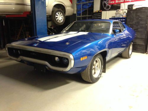 1971 plymouth satellite gtx - no reserve! free shipping!