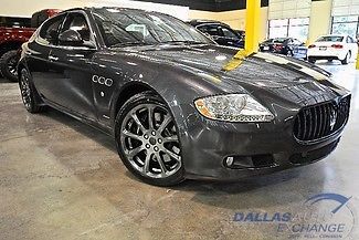 Spotless 2009 grigio granito quattroporte s!  loaded!  black chrome wheels!