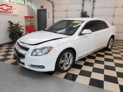 2011 chevrolet malibu 2lt 52k no reserve salvage rebuildable repairable damaged