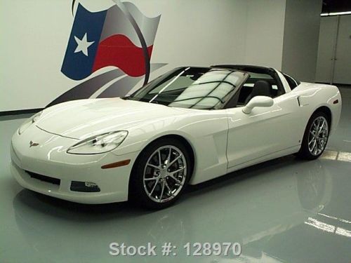 2008 chevy corvette lt 6.2l v8 6-spd chrome wheels 39k texas direct auto