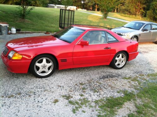 1990 mercedes-benz 300sl hard top and convertible