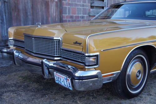 1973 MERCURY GRAND MARQUIS BROUGHAM ONE FAMILY OWNED HIGHLY OPTIONED CRUISER, image 4