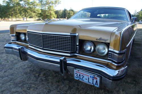 1973 MERCURY GRAND MARQUIS BROUGHAM ONE FAMILY OWNED HIGHLY OPTIONED CRUISER, image 11