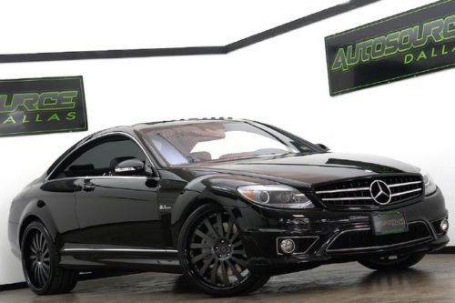 2008 mercedes-benz cl63 amg lorinser performance pkg p2 black hre wheels