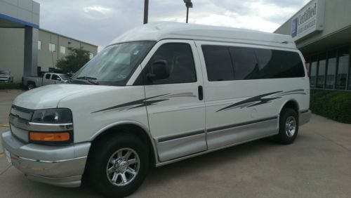 2013 chevrolet express 3500xtd one ton low mileage conversion van clearance sale