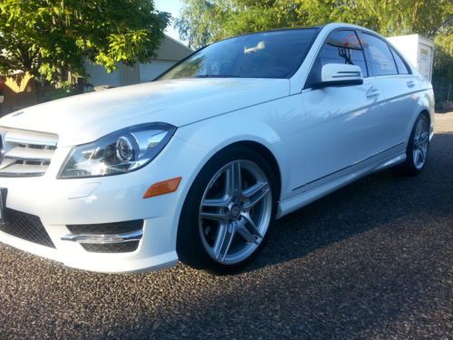 2013 mercedes c300 4 matic amg sport package