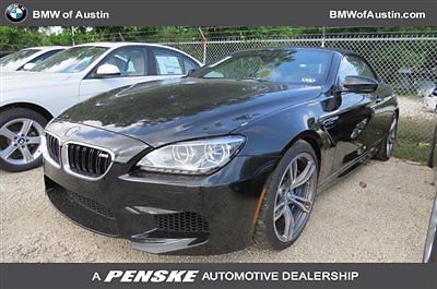 Bmw m6 convertible new 2 dr automatic gasoline 4.4l dohc v8 32v twinpowe black s