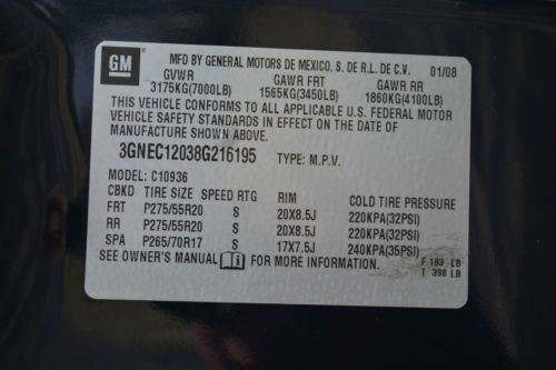 2008 Chevrolet Avalanche LTZ Crew Cab Pickup 4-Door 5.3L, US $17,500.00, image 24