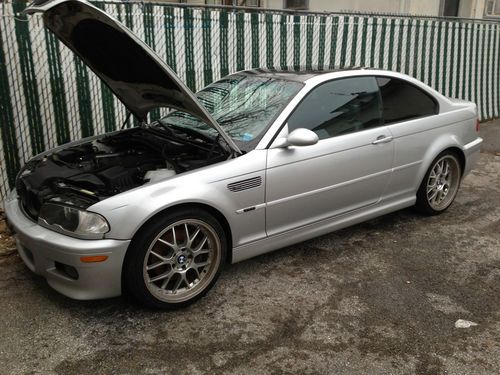 2002 bmw e46 m3 coupe 2-door 3.2l silver