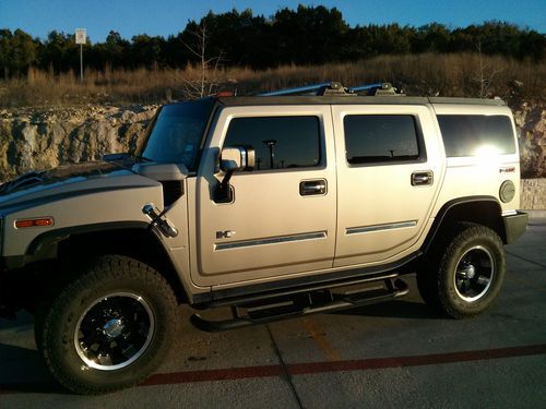 2004 hummer h2 base sport utility 4-door 6.0l 47k miles navinew wheels/tires