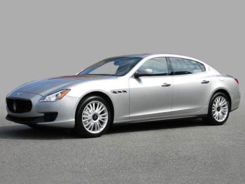 All new 2014 maserati quattroporte s q4 awd sedan/ silver