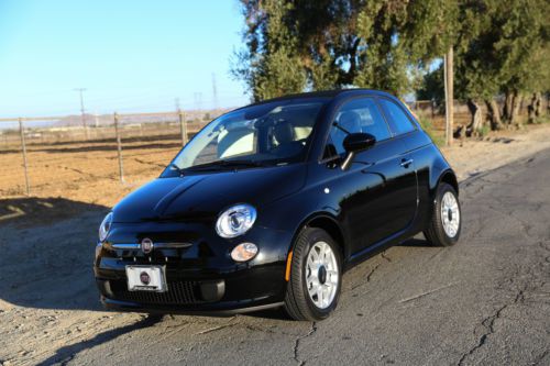 2014 convertible fiat 500c pop cabrio