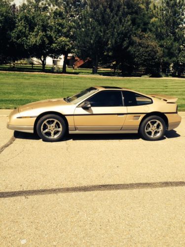 1986 pontiac fiero gt, 2.8l v6 automatic, 37,357 miles