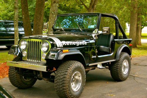 1978 jeep cj7 renegade restored clean! v8