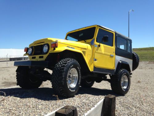 1978 toyota fj40 landcruiser 5.7 fuel injected v8 frame off restoration