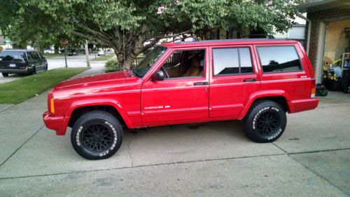 1998 jeep cherokee limited sport utility 4-door 4.0l tan leather xj