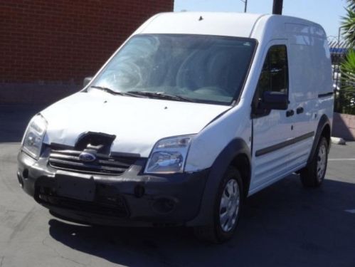2012 ford transit connect xl damaged repairable salvage fixable runs! must see!