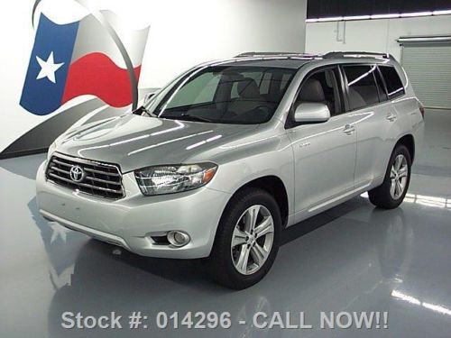 2008 toyota highlander sport v6 leather rear cam 71k mi texas direct auto