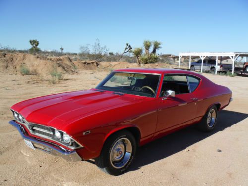 1969 chevelle ss, gm zz4, california car, 12 bolt, viper red, great driver!!!