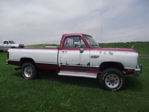 1989 dodge w250 base standard cab pickup 2-door 5.9l