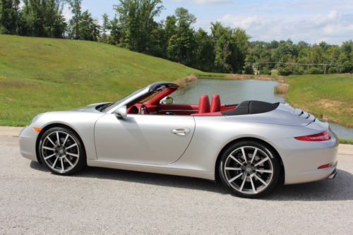 2012 porsche 911 carrera cabriolet 2-door, pdk, newest 991 model