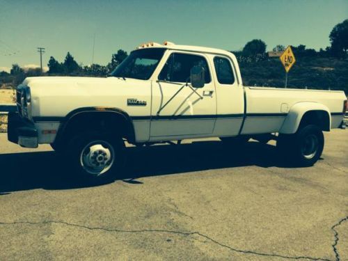 1992 dodge ram w350 cummins diesel 4x4 dually