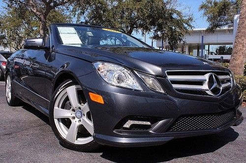 11 e550 cabriolet convertible, navi, prem pkg. mint! free shipping! we finance!