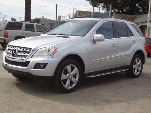 2010 mercedes-benz ml350 damaged repairable runs! low miles v6 economical l@@k!!