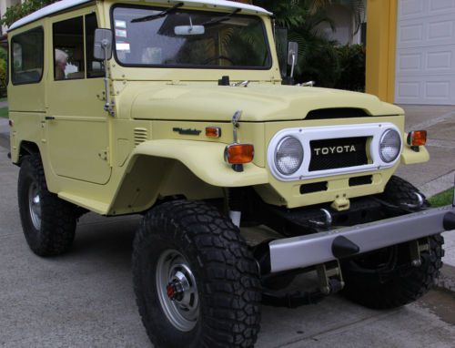 1973 toyota land cruiser fj40 - complete frame-off restoration!!!