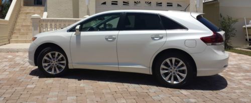 2013 blizzard pearl toyota venza xle premium wagon 4-door auto 2.7l low price!