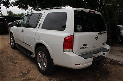 Nissan armada 2wd 4dr titanium suv automatic 5.6l 8 cyl blizzard