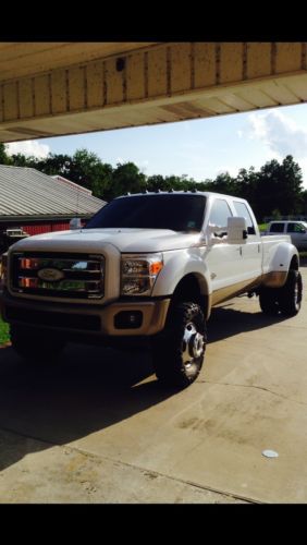 2011 ford f-450 super duty king ranch crew cab pickup 4-door 6.7l