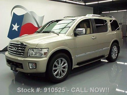 2008 infiniti qx56 sunroof nav rear cam dvd 20&#039;s 65k mi texas direct auto