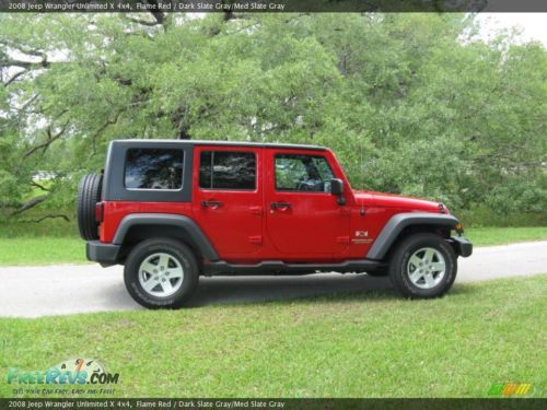 2008 jeep wrangler unlimited x sport utility 4-door 3.8l