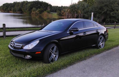 2009 mercedes benz cls550 black, 20&#034; amg wheels, premium trim pkg, low miles