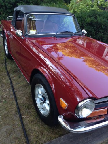 1974 tr6 convertible , 2 tops