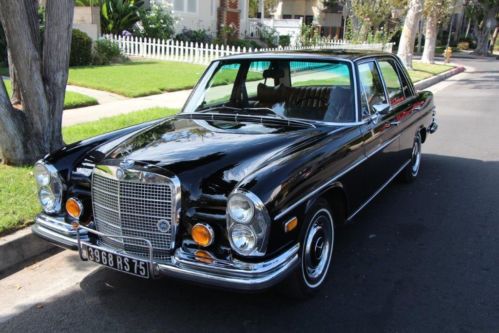 1970 mercedes 280se w108 1 owner 58k original miles