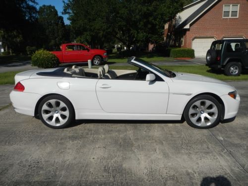 650i Convertible 2-Door 4.8L Sport Convertible (Not M6, Z4, Z3, 335i) No Reserve, image 2