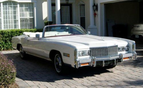 1976 cadillac eldorado base convertible 2-door 8.2l