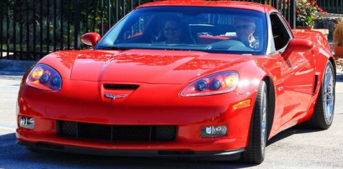 2008 corvette z06 3lz with 1,891 miles in victory red