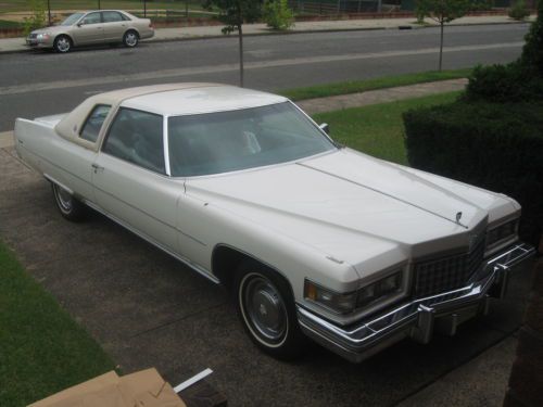 1976 cadillac deville base coupe 2-door 8.2l